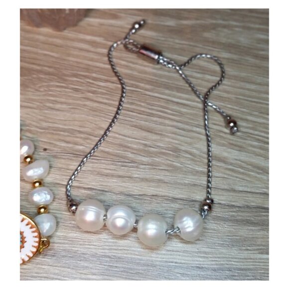 CURATED Bundle lot 3 bracelets stacking layering statement boho - Picture 4 of 6